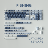 gmk fishing 173 teclasset perfil cherry teclas pbt de doble inyeccion para teclado mecanico tm680 teclas de espacio 225u 275u 6u 625u 7u