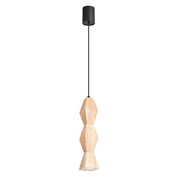 Lámpara colgantes madera natural madera - haya alt. 200 cm