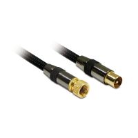 cable coaxial metronic 419005 15 m antena macho a macho negro