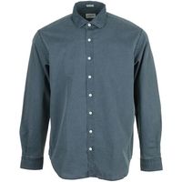 cafe coton camisa manga larga bio gabardine lave para hombre