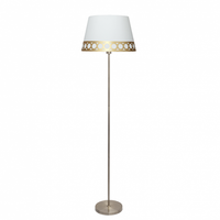 fabrilamp pie salon dalia 1xe27 blanco oro 165x40x40 cm