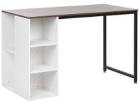 escritorio  120 cm 60 cm marron blanco