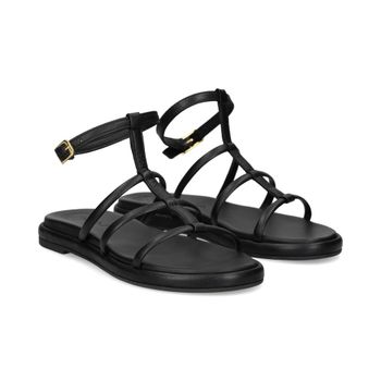 Unisa Sandalias Planas Mujer - Negro Talla 39