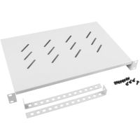 bandeja fija metalica lanberg ak-1004-s para rack 1u 25kg 483x300mm gris
