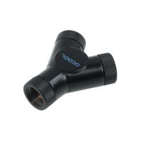 refrigeracion liquida alphacool racor laton negro 18 mm 46 mm