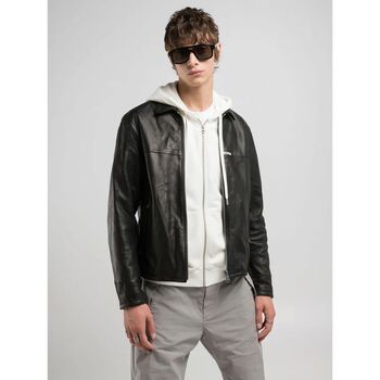Replay Cazadora de cuero 97102 para hombre