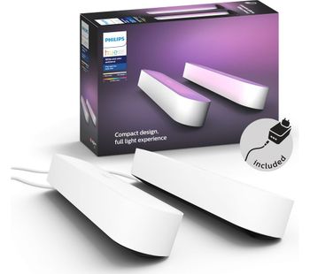 PHILIPS Hue Play Light Bar - White, Twin Pack, White