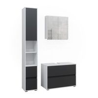 conjunto de muebles de bano maltin 3 partes con unidad alta vicco