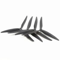 2 pares  4 pares 7040 8040 9045 helice de 3 palas de 5 mm de eje de fibra de vidrio negro para dron de carreras fpv rc
