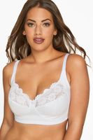 sujetador blanco sin aros ni relleno superventas