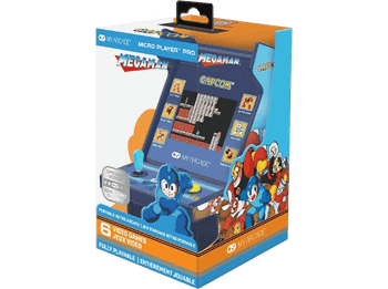 Consola retro - My Arcade Micro Player Megaman, Pantalla color 2.75