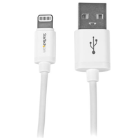 cable 1m lightning usb blanco