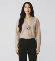 rotate para mujer 1166581832 cardigan florina beige s casual alpaca manga larga