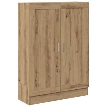 Armario De Madera De Ingeniería Roble Artisan 82,5x30,5x115 Cm Vidaxl