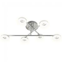 plafon led natal 6 luces