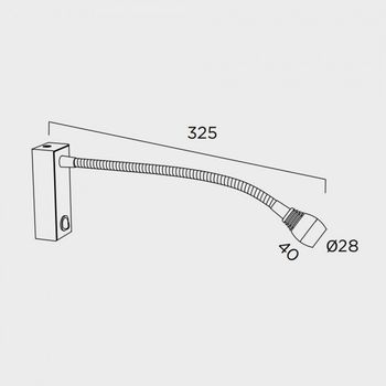 Aplique de pared led lula (3w)