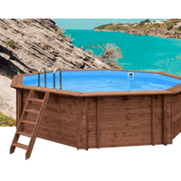 piscina altaenterrada - madera redonda - bermudas d560cm 2007m3