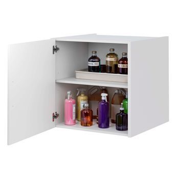 Mueble Alto Para Armario Para Lavadora T-bath 67x65x66 Cm Blanco Esp.22 Mm