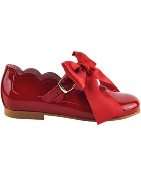 de ANGELITOS FRANCESITA CHAROL LAZO SATEN 1104 ROJO