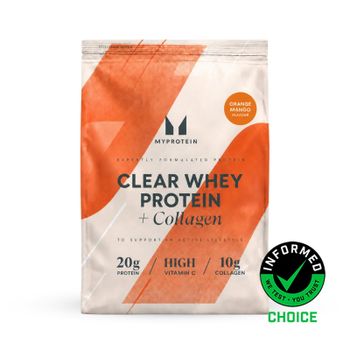 Clear Whey Protein y Colágeno - 1440g - 60raciones - Naranja y  Mango