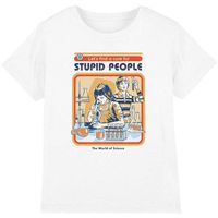 steven rhodes camiseta lets find a cure for stupid people para nino