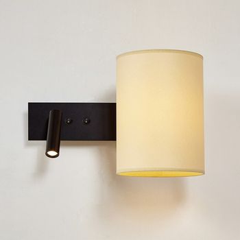 Aplique de pared con lector led torso l (3w)