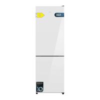 cecotec frigorifico combi 322l bolero coolmarket combi 322i white glass d 1855cm de alto 595cm de ancho