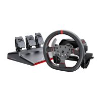 pxn v10 pro 32nm volante de carreras de fuerza de retroalimentacion directo pedales magneticos hall controlador de jueg