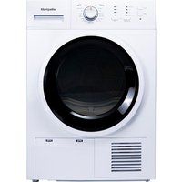 montpellier mcd8w 8 kg condenser tumble dryer - white white
