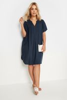 yours vestido tunica azul marino mujer curvy y tallas grandes yours