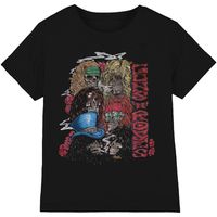 guns n roses camiseta manga larga stacked skulls para mujer