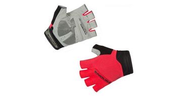 Guantes cortos endura hummvee plus kids rojo