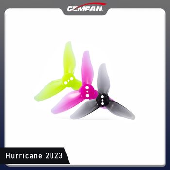 Gemfan-hélice Hurricane 2023 para Dron de carreras, accesorios de 3 aspas, 4 unids/lote/bolsa para cuadricóptero Cinewhoop de 2 pulgadas, FPV, Freestyle, cinematográfico