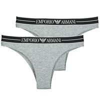 emporio armani culote y bragas 2-pack brazilian para mujer