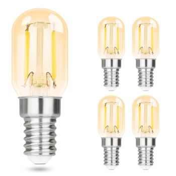 Reichardt - bombilla led de vidrio, transparente, 3 cm, e14