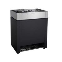 estufa sauna qube max uso publico acero inoxidable - 105 kw