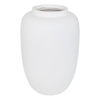 Jarrón Elene 29,5x29,5x45,5cm Blanco