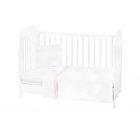 juego de cama bordado 3 piezas eu style 60120 dream big rosa