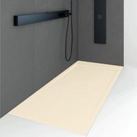 plato de ducha resina quore crema  70x100cm