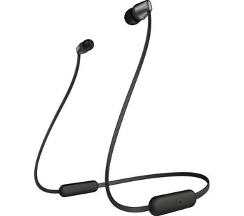 SONY WI-C310B Wireless Bluetooth Earphones - Black, Black