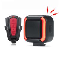 xanes 2 en 1 alarma inalambrica para bicicletas contra robos luz trasera de bicicleta de 120 db de alto volumen recarg