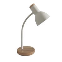 bel air home - lampara flexo de escritorio argos - diseno elegante y flexible - ideal para oficinas y escritorios de casa - bombilla e27