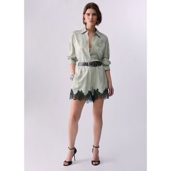 Liu Jo Camisa Camisa jacquard con bordados joya para mujer