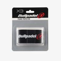 protector pala de padel bullpadel frame negro - pack 3 unidades