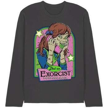 Steven Rhodes Camiseta manga larga Dial An Exorcist para hombre