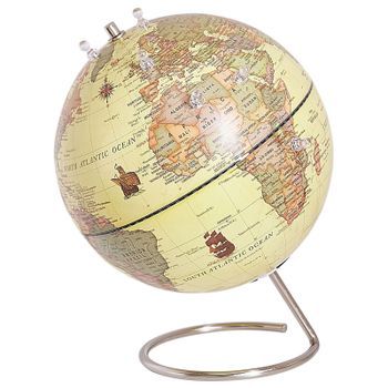 Globo Terráqueo De Mesa Moderno Giratorio Con Imanes Cartier