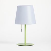 muitomas dream lamp de mesa lampara led con base de aluminio encendido con cordon intensidad regulable y carga usb-c diseno moderno color verde