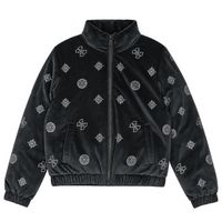 guess abrigo de plumas amalia allover peony puffer jacket para nina