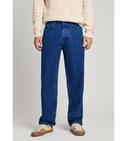 pepe jeans para hombre pm207690 jeans fit loose y tiro caido azul 3332 casual algodon denim sostenible
