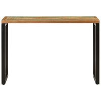mesa consola madera maciza reciclada 110x35x75 cm
